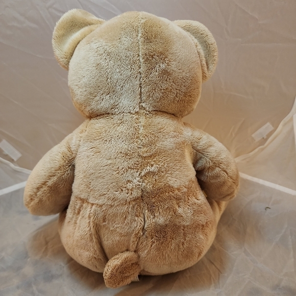 Build A Bear BAB Velvet Hug Tan Plush Stuffed Animal Toy 15" Classic Teddy EUC - Picture 3 of 9